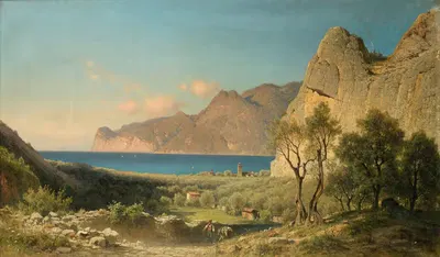 Средиземноморский пейзаж by Александр Свешевский, 1884 — digital art print download