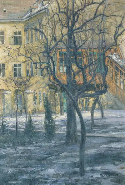 Последний снег by Алойс Хэниш, 1909 — digital art print download