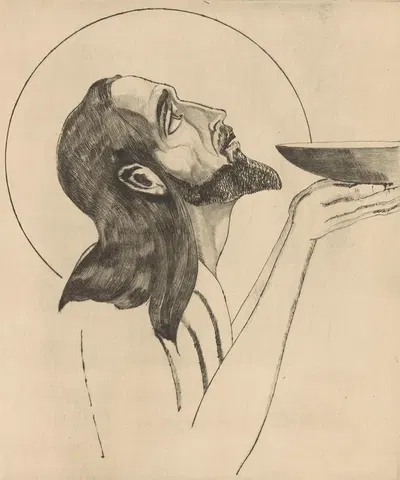 Johannes de Doper by Lodewijk Schelfhout, 1924 — digital art print download