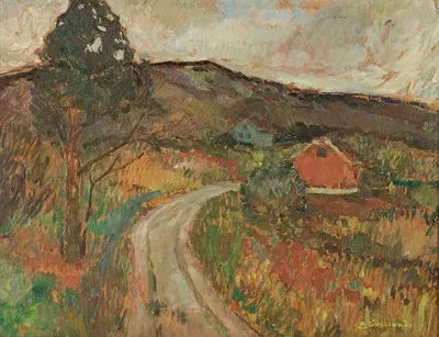 Landskap by Arnulf Øverland, 1911 — digital art print download