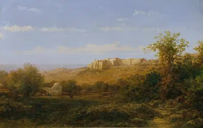 Монастырь в Вифлееме by Бернхард Фидлер, 1882 — digital art print download