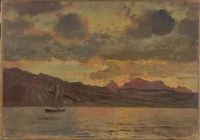Морской пейзаж by Карл Фредерик Сёренсен, 1869 — digital art print download