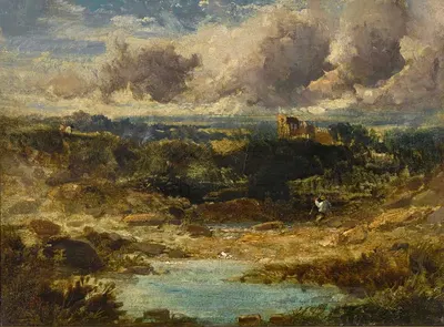 Barden Towers, Wharfedale, Yorkshire by Cecil Gordon Lawson — digital art print download