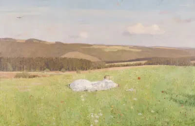 Sommeridyll by Emanuel Baschny, 1908 — digital art print download