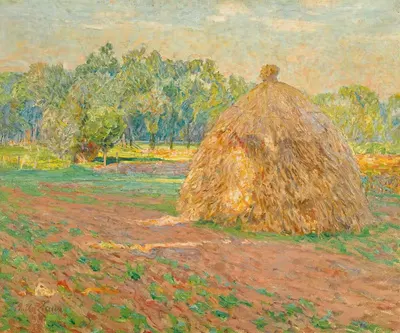 Сено by Эмиль Клаус, 1909 — digital art print download