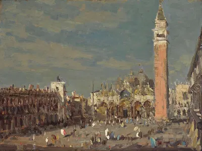 Площадь Святого Марка by Эмма Чарди, 1924 — digital art print download