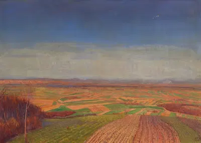 Марчфельд с Бисамберга by Эрнст Экк, 1910 — digital art print download