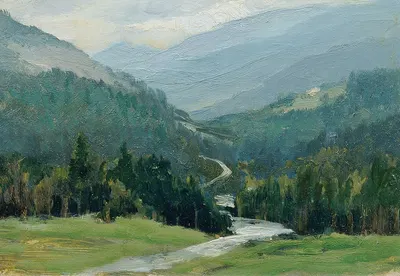 Эрцгебирге by Фердинанд Энгельмюллер, 1902 — digital art print download