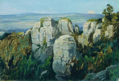 Прахауэр Фельзен by Фердинанд Энгельмюллер, 1902 — digital art print download