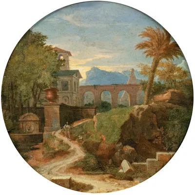 Classical Landscape by Francisque Millet — digital art print download