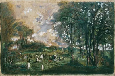 Старое еврейское кладбище в Люблине by Франц Хохенбергер, 1916-1918 — digital art print download