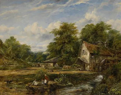 The Watermill by Frederick Waters Watts — digital art print download