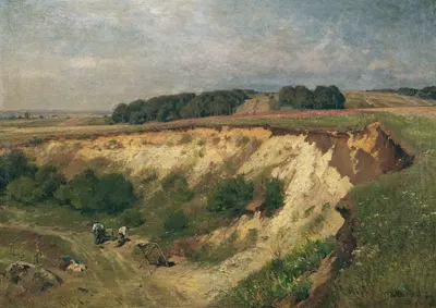 Die Sandgrube by Hugo Darnaut, 1900 — digital art print download