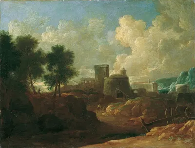 Flusslandschaft by Ignaz Flurer, 1730-1742 — digital art print download