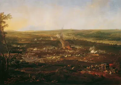 Битва при Хохкирхе by Иоганн Кристиан Бранд, 1769 — digital art print download
