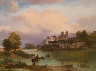 Сент-Клостернёйбург by Йозеф Герстмайер, 1850 — digital art print download