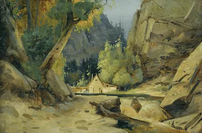 Mill In A Valley by Carl Blechen — digital art print download