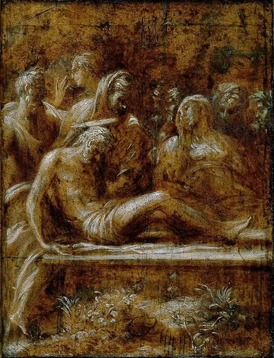 The Entombment of Christ by Parmigianino — digital art print download