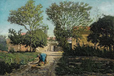 Ферма в окрестностях Марселя by Поль-Камиль Гигу, 1857 — digital art print download