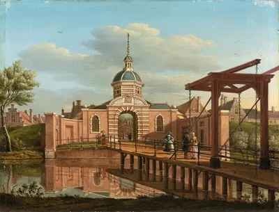 Вид на Морспорт, Лейден by Паулюс Константин ла Фарг, 1669 — digital art print download