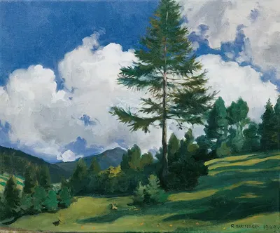 Мотив у Тоблаха by Ричард Харльфингер, 1909 — digital art print download