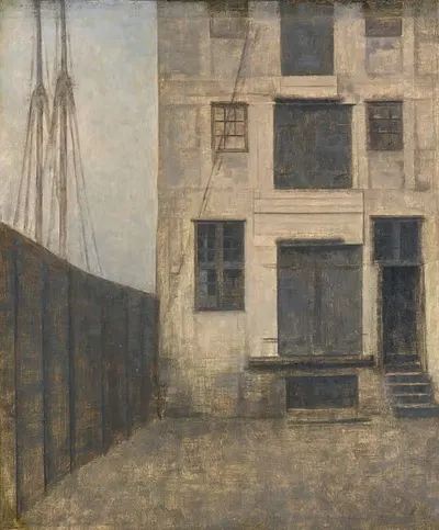 The Old Warehouse In Christianshavn by Vilhelm Hammershøi — digital art print download