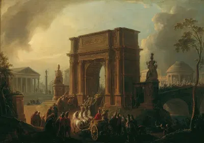Триумфальный путь полководца через Титулус by Винценц Фишер, 1791 — digital art print download