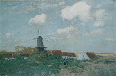 Деревня на дюне by Альфред Цофф, 1903-1904 — digital art print download