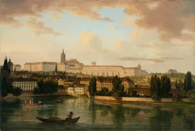 Prager Burg – Hradschin by Alois von Saar — digital art print download