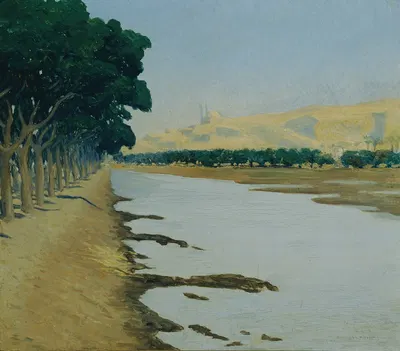 Вид на цитадель Каира by Альфонс Леопольд Милих, 1900 — digital art print download
