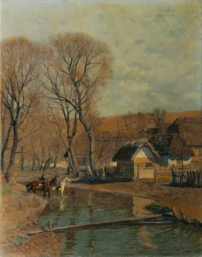 Предвесна в Восточной Галиции by Антон Ганс Карлинский, 1917 — digital art print download