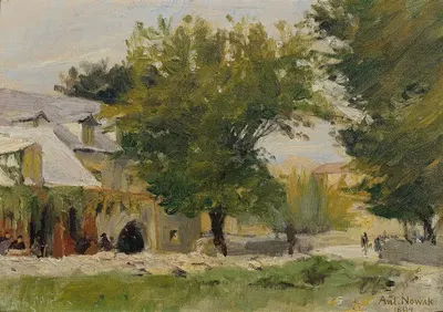 Гостевой дом в Салоне на дороге к Глиссе by Антон Новака, 1894 — digital art print download