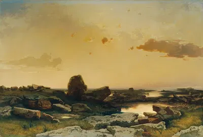Гельголанд by Август Шеффер фон Винвальд, 1858 — digital art print download