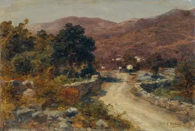 Улица Маттугли by Карл Эдуард Онкен, 1880 — digital art print download