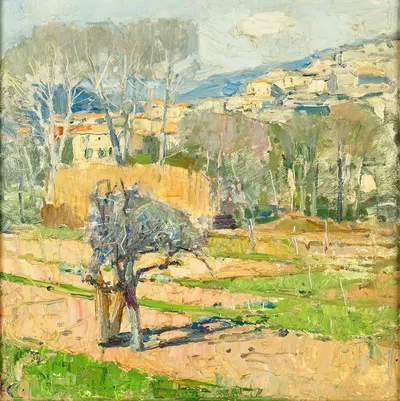 Cagnes by Carl Moll, 1934 — digital art print download