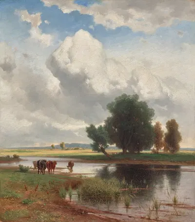 Вечеринка у Лунденбурга by Эдуард Пейтнер фон Лихтенфельс, 1863 — digital art print download