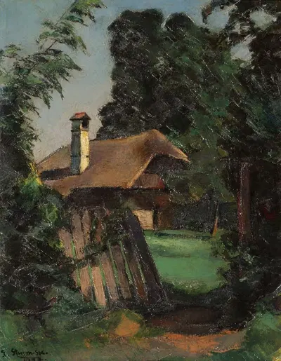 Пейзаж by Эгге Штурм-Скрила, 1927 — digital art print download
