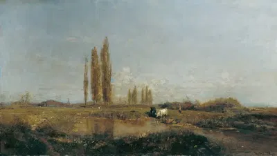 У Тхаи у Лунденбурга by Эмиль Якоб Шиндлер, 1883-1884 — digital art print download