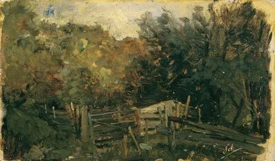 Исследование природы из Гойзерна, лесной пейзаж by Эмиль Якоб Шиндлер, 1883 — digital art print download