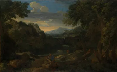 Imaginary Landscape by Gaspard Dughet — digital art print download
