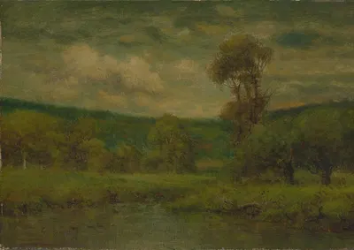 Landscape by George Inness, 1884 — digital art print download