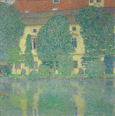 Schloss Kammer am Attersee III by Gustav Klimt, 1909-1910 — digital art print download