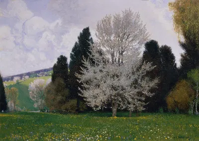 Frühling im Wienerwald by Hans Wilt, 1909 — digital art print download