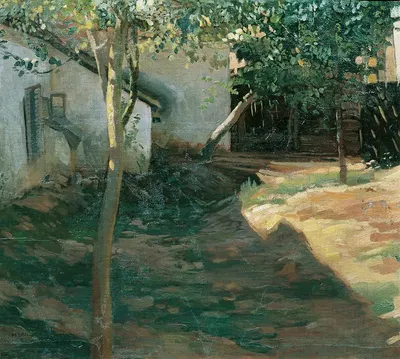 В саду сливы (Вальдвиртель) by Губерт Ланда, 1910-1911 — digital art print download