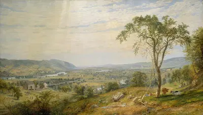 Долина Вайоминга by Джаспер Фрэнсис Кропси, 1865 — digital art print download