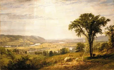 Долина Вайоминг, Пенсильвания by Джаспер Фрэнсис Кропси, 1864 — digital art print download
