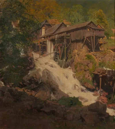 На Сарминбахе by Йиндржих Томец, 1911 — digital art print download