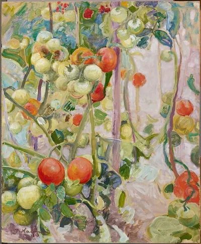 Tomatoes by Pekka Halonen, 1913 — digital art print download