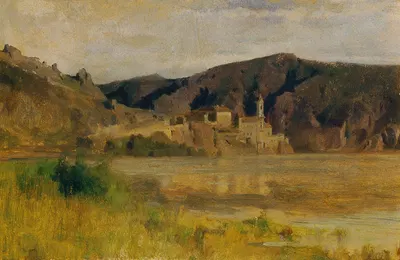 Ansicht von Dürnstein by Иоганн Тиль младший — digital art print download