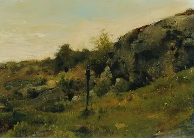 Луг с камнями by Иоганн Тиль младший — digital art print download